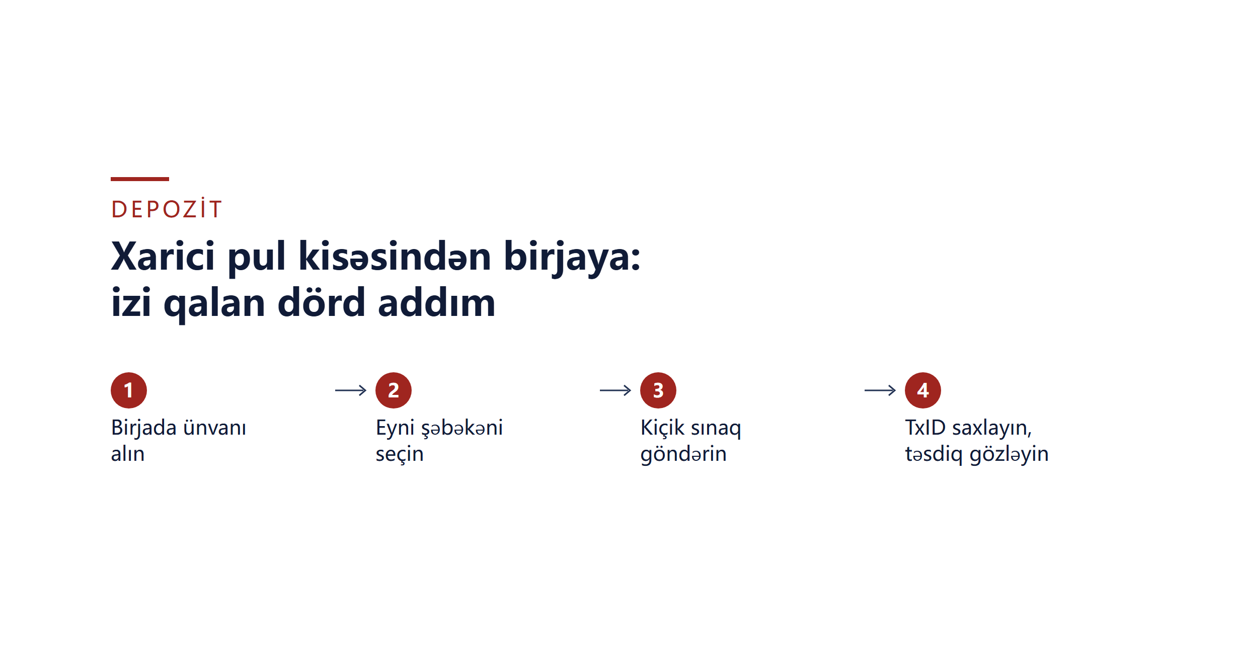 Binance depozit bələdçisi: şəbəkə, ünvan, memo və TxID yoxlaması
