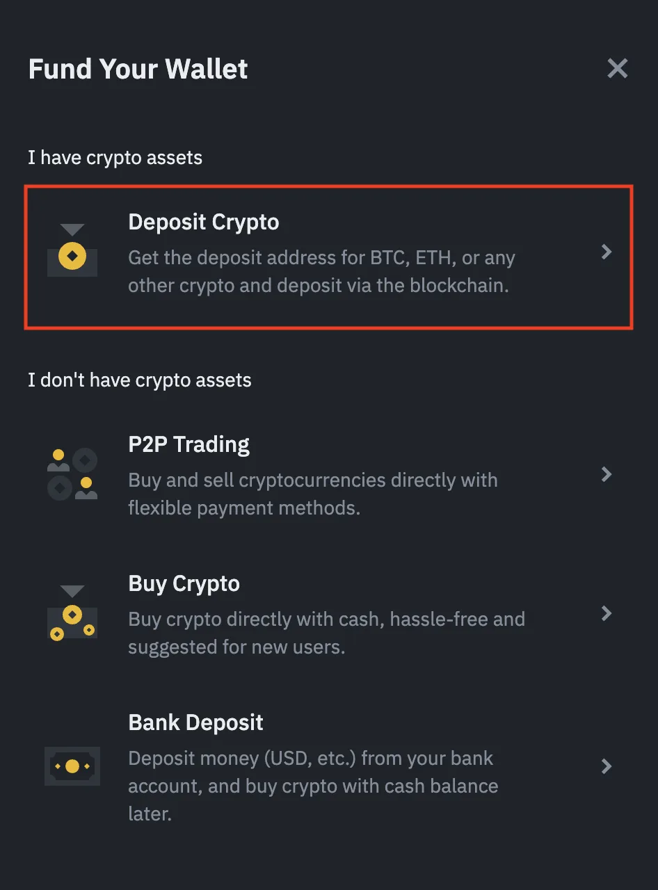 Binance 入金實戰：選網路、地址與 Memo，到帳狀態逐步排查