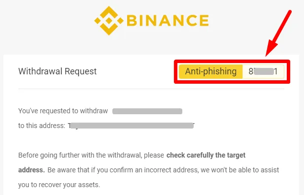 Binance anti-fişinq kodu: saxta e-poçt və giriş səhifəsini necə tanımalı